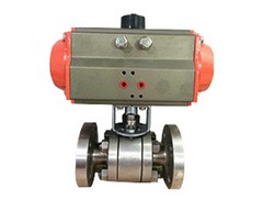 气动高压法兰球阀